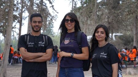 طلاب مخيم الحوارنة الصيفي كفرقرع بزيارة للقرى المهجره